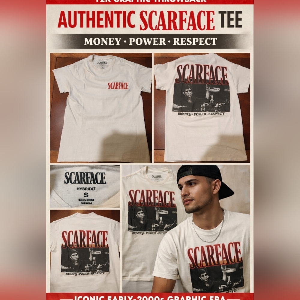 Scarface Graphic Tee - White